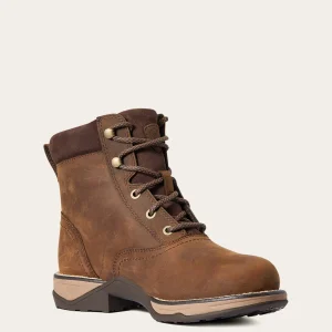 Fashion Anthem Round Toe Lacer Waterproof Boot Damen Performance Westernstiefel | Wasserdichte Schuhe