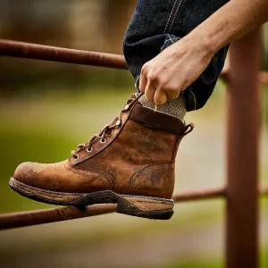 Fashion Anthem Round Toe Lacer Waterproof Boot Damen Performance Westernstiefel | Wasserdichte Schuhe