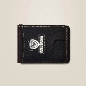 Best Bifold Slim Wallet Stacked Logo Herren Geldbörsen