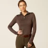 Discount Gridwork 1/4 Zip Baselayer Damen Oberteile & T-Shirts