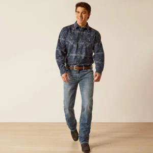 Shop Haze Retro Fit Western Shirt Herren Westernhemden | Oberteile & T-Shirts