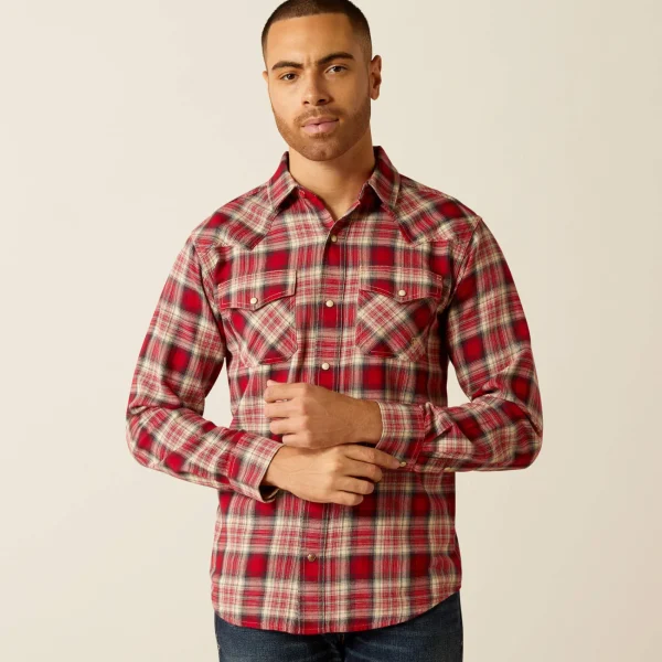 Discount Herschel Retro Fit Western Shirt Herren Westernhemden | Oberteile & T-Shirts