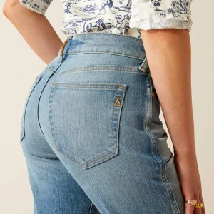 Shop High Rise Bridle Slim Straight Leg Jeans Damen Denim | Denim