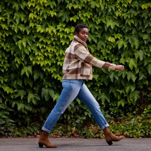 Shop High Rise Bridle Slim Straight Leg Jeans Damen Denim | Denim