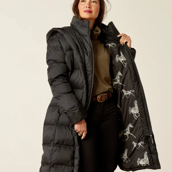 Store Norfolk Long Insulated Puffa Coat Damen Oberbekleidung