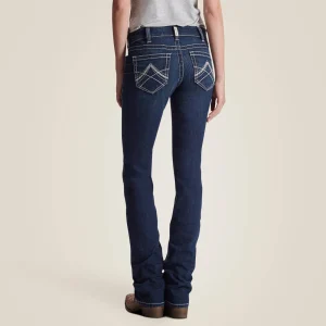 Cheap R.E.A.L. Mid Rise Icon Stackable Straight Leg Jean Damen Denim | Denim