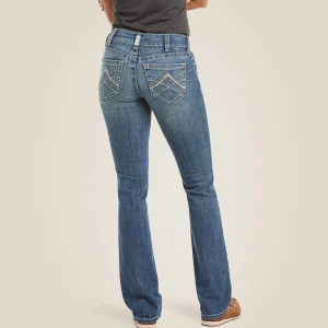 Best R.E.A.L. Mid Rise Icon Stackable Straight Leg Jean Damen Denim | Denim