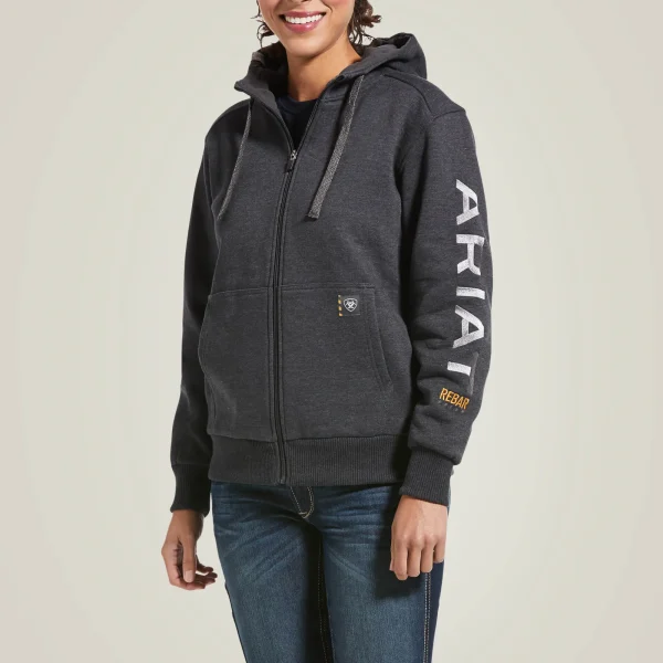 Outlet Rebar All-Weather Full Zip Hoodie Damen Hoodies & Sweatshirts | Work