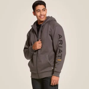 Fashion Rebar All-Weather Full Zip Hoodie Herren Hoodies & Sweatshirts | Work