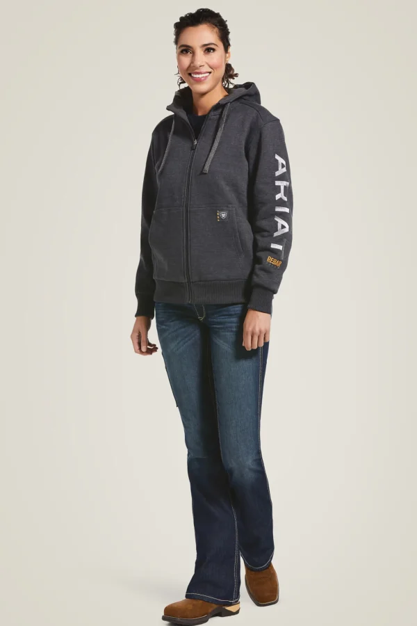 Outlet Rebar All-Weather Full Zip Hoodie Damen Hoodies & Sweatshirts | Work