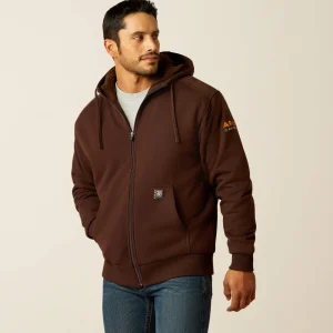 Best Rebar All-Weather Sherpa-Lined Full Zip Hoodie Herren Hoodies & Sweatshirts | Work