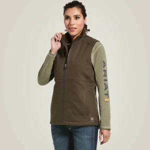 Outlet Rebar DuraCanvas Insulated Gilet Damen Jacken | Work