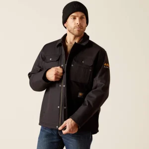 Clearance Rebar DuraCanvas Sherpa-Lined Coat Herren Jacken | Work