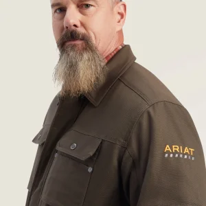 New Rebar DuraCanvas Sherpa-Lined Coat Herren Jacken | Work