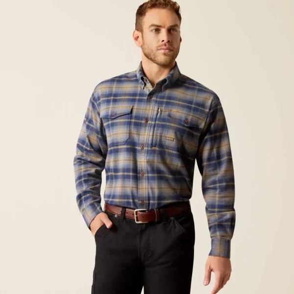 Clearance Rebar Flannel DuraStretch Work Shirt Herren Tops & T-Shirts | Work