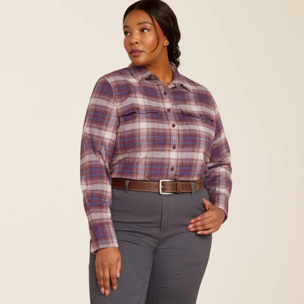 Best Sale Rebar Flannel DuraStretch Work Shirt Damen Tops & T-Shirts | Oberteile & T-Shirts