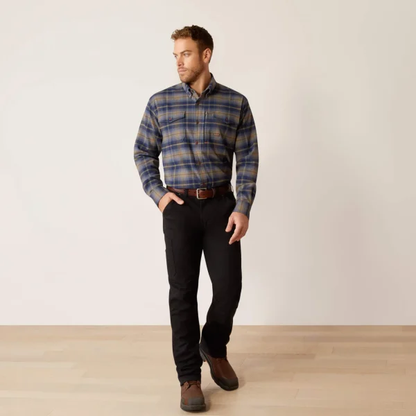 Clearance Rebar Flannel DuraStretch Work Shirt Herren Tops & T-Shirts | Work