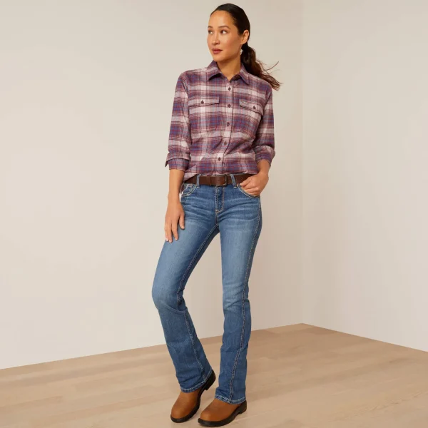 Best Sale Rebar Flannel DuraStretch Work Shirt Damen Tops & T-Shirts | Oberteile & T-Shirts