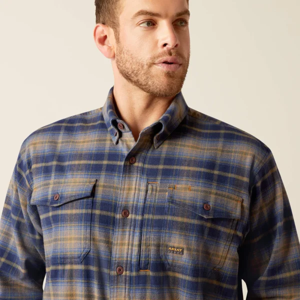 Clearance Rebar Flannel DuraStretch Work Shirt Herren Tops & T-Shirts | Work