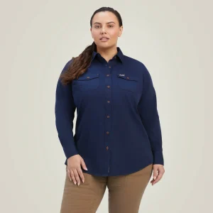 Store Rebar Washed Twill Work Shirt Damen Tops & T-Shirts | Work