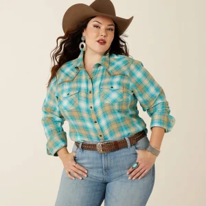 Flash Sale Roping Plaid Western Shirt Damen Westernhemden | Oberteile & T-Shirts