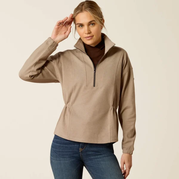 Outlet Ryeland 1/2 Zip Sweatshirt Damen Sweatshirts & Hoodies