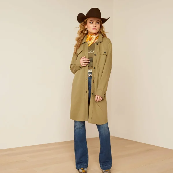 Store Vagabond Long Shirt Duster Damen Westernhemden | Oberteile & T-Shirts